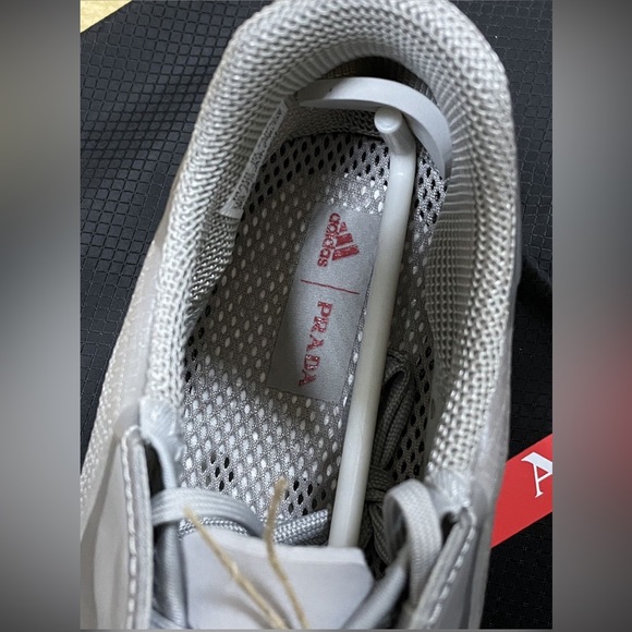 NWT A+P Luna Rossa 21 Adidas x Prada Sneakers in Gunmetal Grey, Size US 5 - Picture 8 of 14
